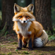 Head Tails has a small and rounded head with a fox