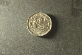 Indian 25 Paise Coin 1980 *