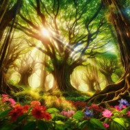 Majestic Forest of Life