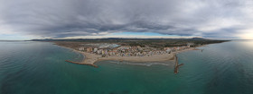 Panorama beach spain